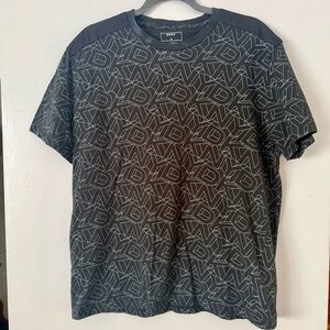 100% cotton DKNY Contrasting Patterned Tee